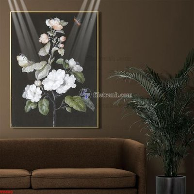 File PSD Tranh tĩnh vật sơn dầu hoa châu âu TV800 (bản gốc) cho nhà in