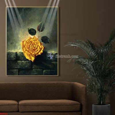 File tranh Tranh tĩnh vật sơn dầu hoa châu âu TV831 (ảnh gốc) độc quyền