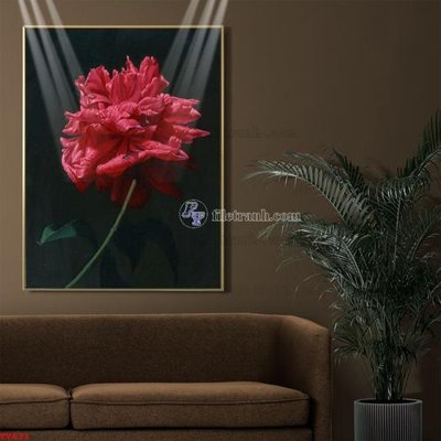 File gốc Tranh tĩnh vật sơn dầu hoa châu âu TV833 (in ấn) màu sắc trung thực