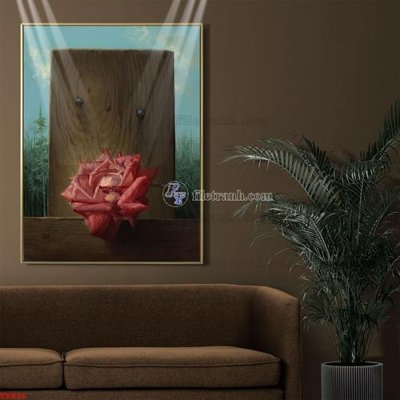 File in ấn chuyên nghiệp Tranh tĩnh vật sơn dầu hoa châu âu TV836 (file gốc)