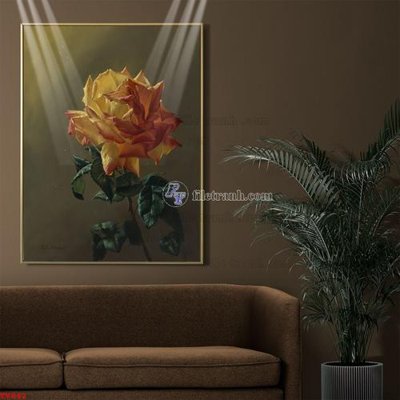 Tải về file tranh gốc Tranh tĩnh vật sơn dầu hoa châu âu TV842 (để in quảng cáo)