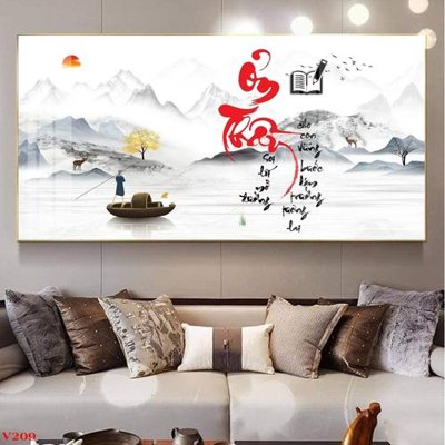 File tranh File tranh thư pháp tặng thầy cô 20 tháng 11 V209 (bản gốc) treo tường