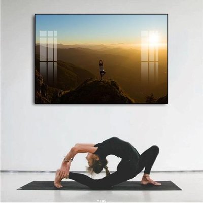 File PSD File tranh treo phòng tập yoga Y105 (bản gốc) đã tách nền