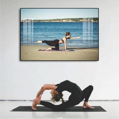File gốc File tranh treo phòng tập yoga Y110 (in lụa) tranh mã đáo