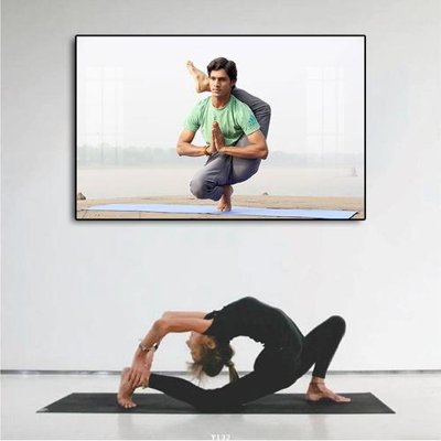 File gốc in ấn File tranh treo phòng tập yoga Y132 chất lượng vượt trội