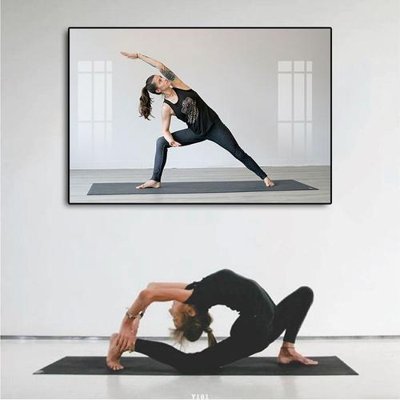 File gốc File tranh treo phòng tập yoga Y181 (chủ đề hiện đại) trang trí