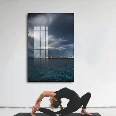 File PSD File tranh treo phòng tập yoga Y187 (gốc) tách lớp chi tiết