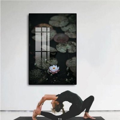 File tranh File tranh treo phòng tập yoga Y31 (gốc) in trên kính