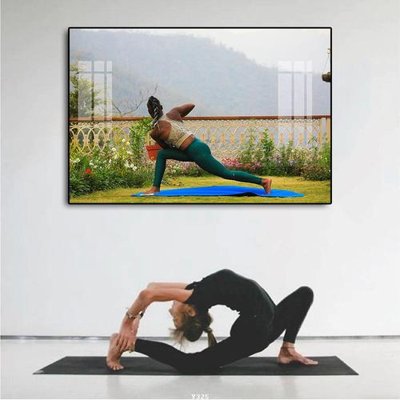 File gốc File tranh treo phòng tập yoga Y325 (vector) cho in ấn