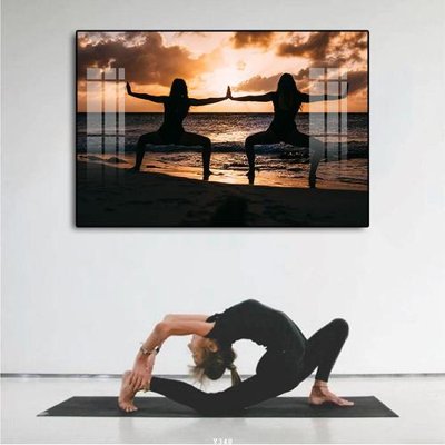 File tranh gốc File tranh treo phòng tập yoga Y348 (bản đẹp) độc quyền