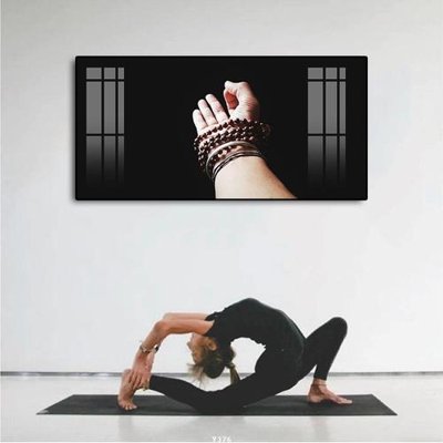 File tranh File tranh treo phòng tập yoga Y376 (bản gốc) in lụa 3D