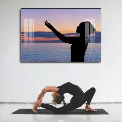 File tranh File tranh treo phòng tập yoga Y382 (gốc) in vải canvas