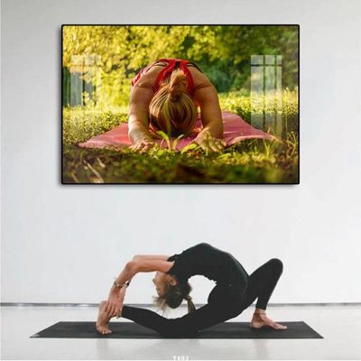 File gốc File tranh treo phòng tập yoga Y403 (in ấn) không giới hạn