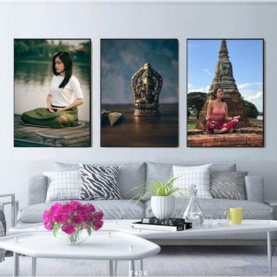 File in ấn File tranh treo phòng tập yoga Y426 (bản gốc) từ file gốc