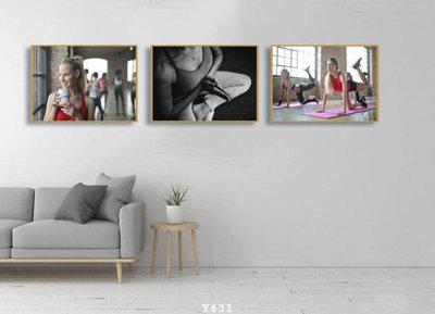 File gốc File tranh treo phòng tập yoga Y431 (cho in ấn) độc quyền