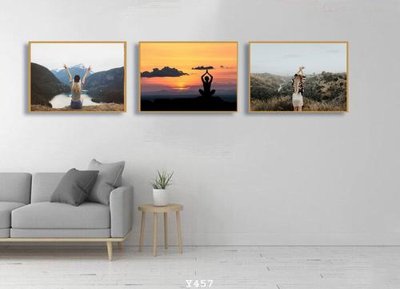 File gốc File tranh treo phòng tập yoga Y457 (cho in UV) siêu nét