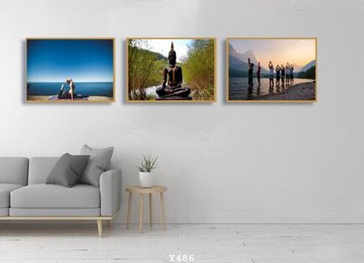 Tải file File tranh treo phòng tập yoga Y486 (ảnh gốc) in gạch men