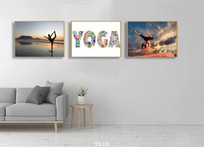 File tranh trang trí File tranh treo phòng tập yoga Y510 (file gốc)