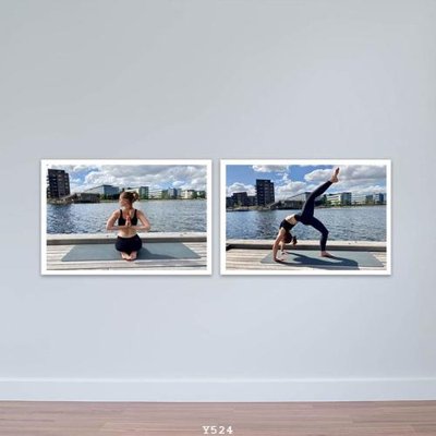 File gốc File tranh treo phòng tập yoga Y524 (phong cách) cổ điển