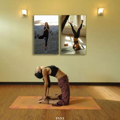 File in ấn File tranh treo phòng tập yoga Y553 chuyên nghiệp