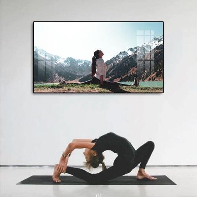 File tranh gốc File tranh treo phòng tập yoga Y95 (sắc nét từng chi tiết)