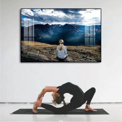 File gốc File tranh treo phòng tập yoga Y96 (cho in UV) siêu nét