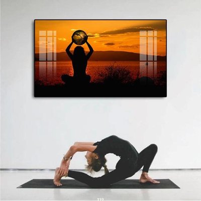 File gốc File tranh treo phòng tập yoga Y99 (chuẩn màu) cho in offset