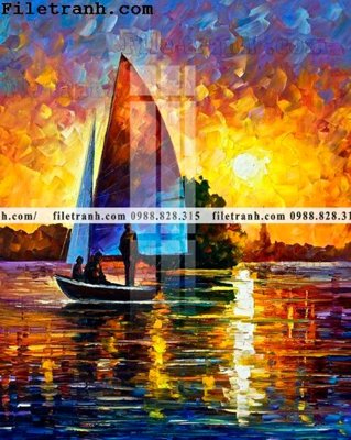 File tranh in trần tranh ve tay son dau nhieu mau tuyet dep 4003 (ảnh gốc siêu nét)