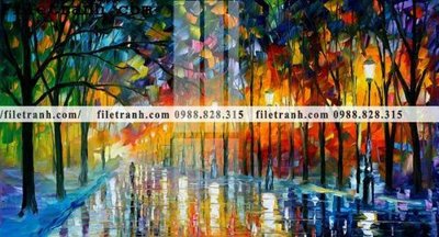 File tranh trang trí tranh ve tay son dau nhieu mau tuyet dep 4061 (tải file gốc)