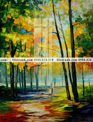 File tranh ảnh gốc tranh ve tay son dau nhieu mau tuyet dep 4085 dùng cho in khổ lớn