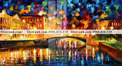 File gốc tranh ve tay son dau nhieu mau tuyet dep 4093 (cho in 3D) độc đáo