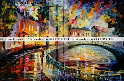 File in ấn tranh ve tay son dau nhieu mau tuyet dep 4115 (bản gốc) chất lượng cao