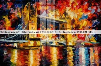 Mua file gốc tranh ve tay son dau nhieu mau tuyet dep 4119 (in ấn) tại Filetranh.com