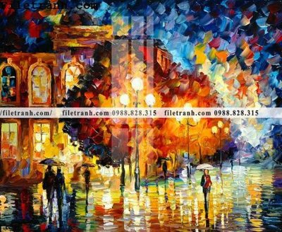 Download file gốc tranh ve tay son dau nhieu mau tuyet dep 4171 (in mica) 3D