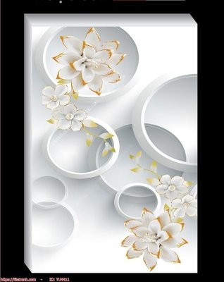 File tranh File in tủ nhựa TU4411 (bản gốc) in lụa dán tường