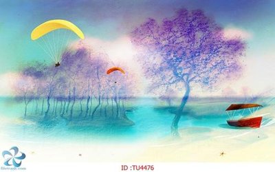 File in trần File in tủ nhựa TU4476 (bản gốc) phong cảnh