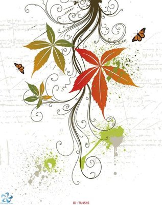 File in lụa File in tủ nhựa TU4545 (hoa văn) File in tủ nhựa TU4545