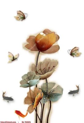 File tranh File in tủ nhựa TU5076 (gốc) phong cách tối giản