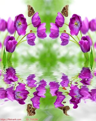 File tranh File in tủ nhựa TU5396 (file gốc) chủ đề phong thủy