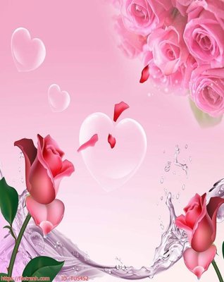 File tranh File in tủ nhựa TU5452 (bản gốc) in lụa 3D