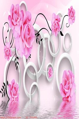 File in trần File in tủ nhựa TU5495 (bản gốc 3D) sống động