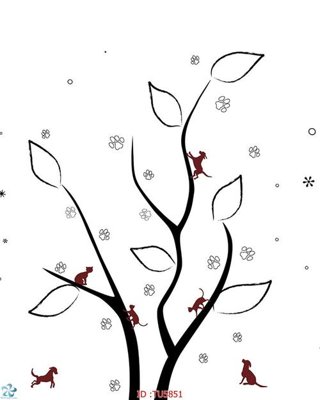 File tranh in tráng gương File in tủ nhựa TU5851 (siêu nét)