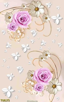 File tranh File in tủ nhựa TU6173 (bản gốc) treo phòng ăn