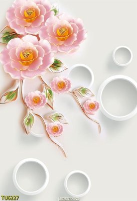 File tranh gốc PSD File in tủ nhựa TU6227 còn nguyên layer