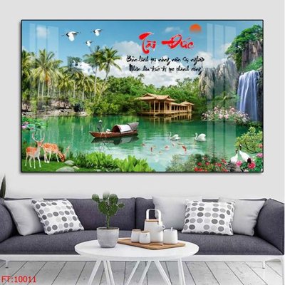 File tranh in mica File tranh phong thủy 10011 (độ phân giải cao)