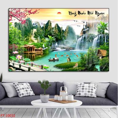 Download file gốc File tranh phong thủy 10032 (in mica) trong suốt