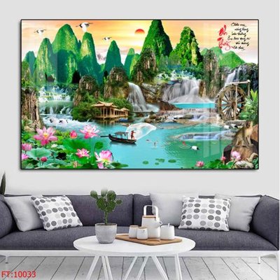 File tranh File tranh phong thủy 10033 (file gốc) chuẩn màu in