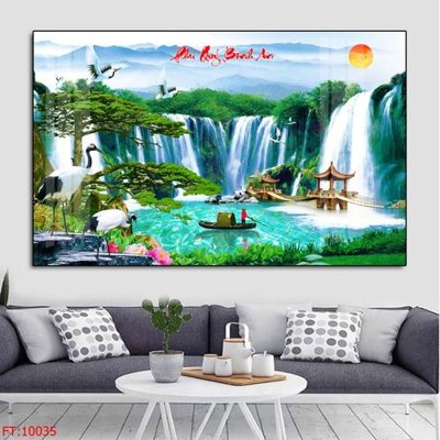 File gốc File tranh phong thủy 10035 (phong cách) tối giản