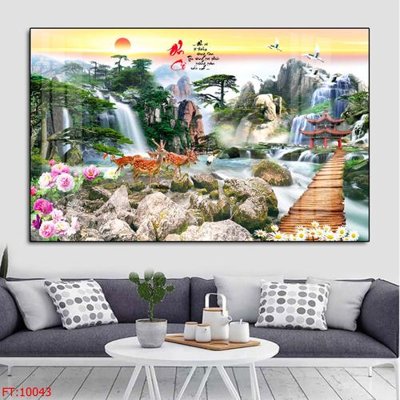 File ảnh File tranh phong thủy 10043 (gốc) in quảng cáo ngoài trời