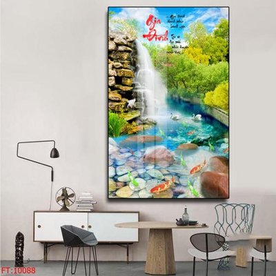 File ảnh File tranh phong thủy 10088 (gốc) in poster